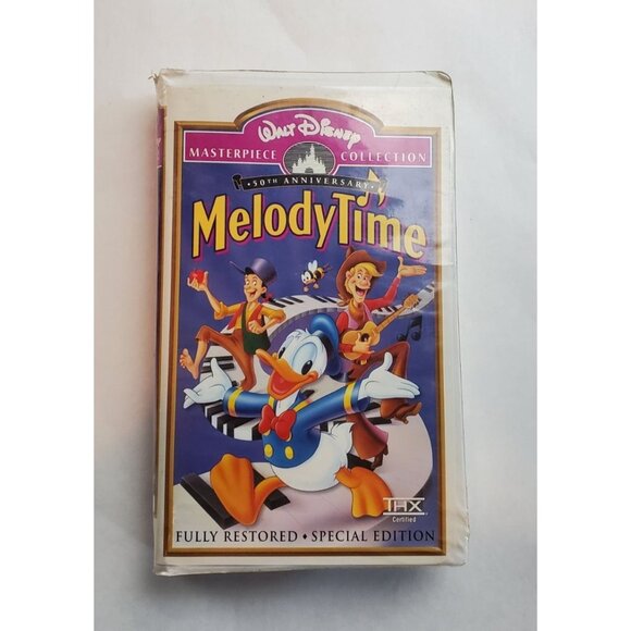 Melody Time 50th Anniversary VHS Tape - Walt Disney Masterpiece Collection - Picture 1 of 6